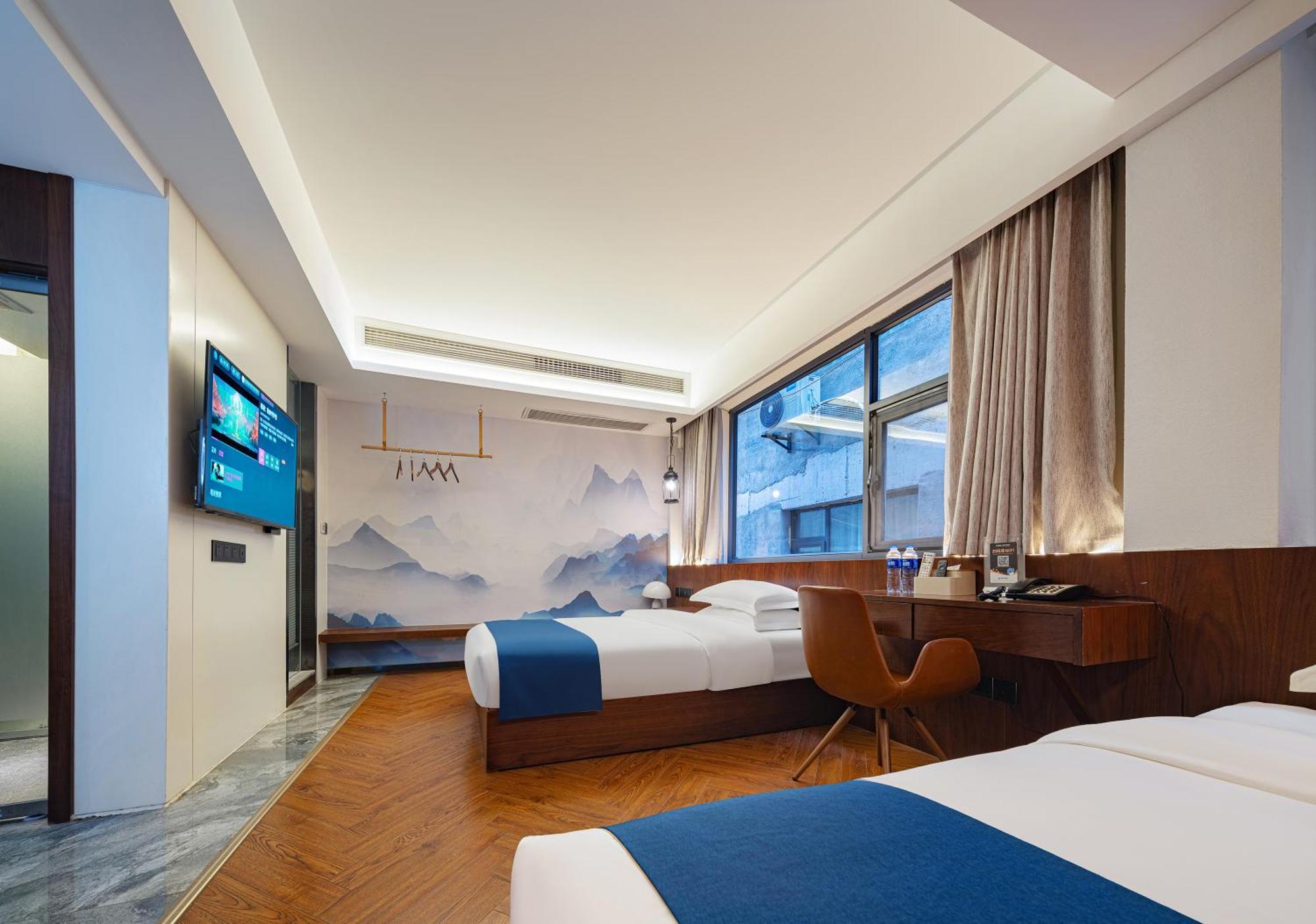 Hotel 張家界武陵源北岸輕奢客棧 森林公園店 Zhangjiajie Esterno foto